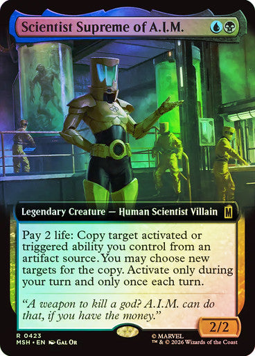 Scientist Supreme of A.I.M. (Extended Art) (#423) - (Foil): Marvel Super Heroes