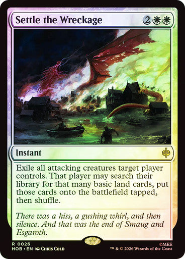 Settle the Wreckage - (Foil): The Hobbit