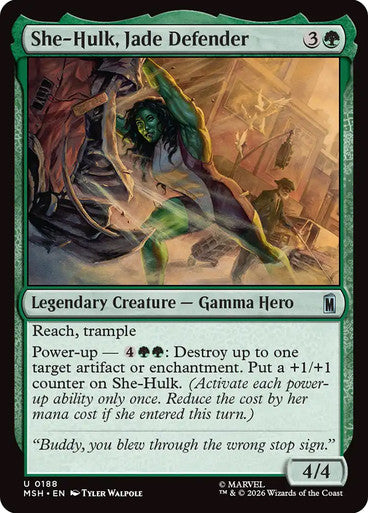 She-Hulk, Jade Defender: Marvel Super Heroes
