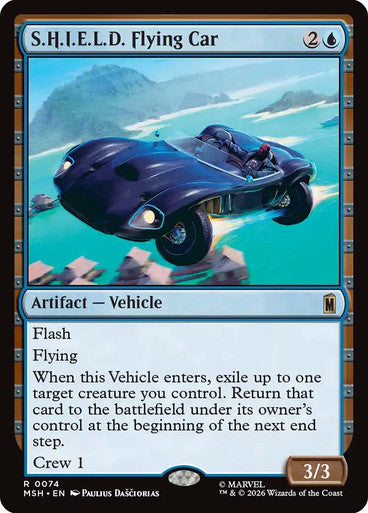 S.H.I.E.L.D. Flying Car: Marvel Super Heroes