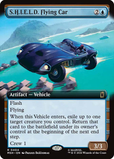 S.H.I.E.L.D. Flying Car (Extended Art) (#404): Marvel Super Heroes
