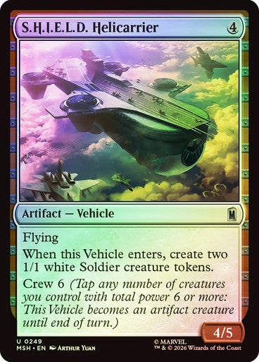 S.H.I.E.L.D. Helicarrier - (Foil): Marvel Super Heroes