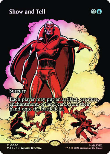 Show and Tell (Borderless) (#060) - (Foil): Marvel Universe