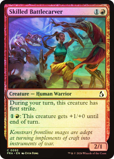 Skilled Battlecarver - (Foil): Reality Fracture