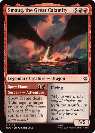 Smaug, the Great Calamity // Spew Flame: The Hobbit