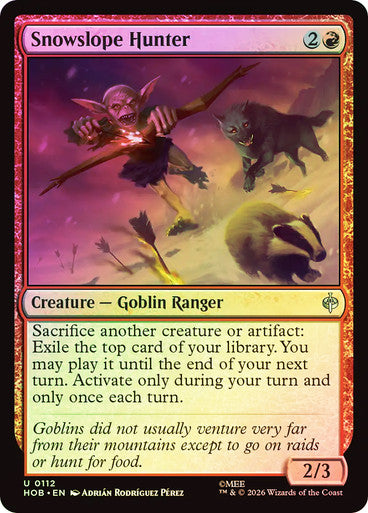 Snowslope Hunter - (Foil): The Hobbit