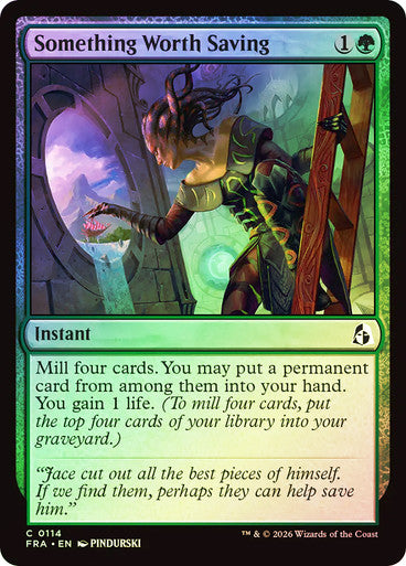 Something Worth Saving - (Foil): Reality Fracture