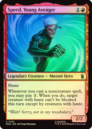Speed, Young Avenger - (Foil): Marvel Super Heroes