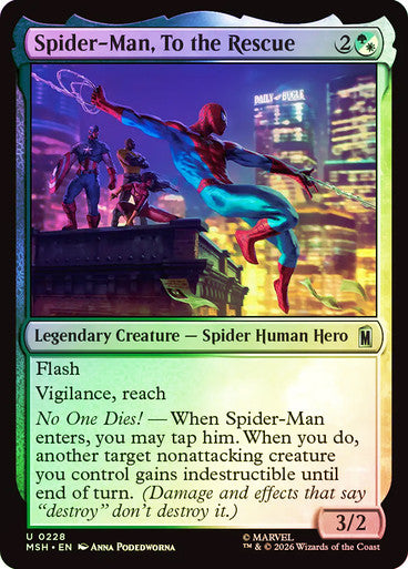 Spider-Man, To the Rescue - (Foil): Marvel Super Heroes