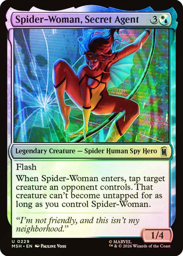 Spider-Woman, Secret Agent - (Foil): Marvel Super Heroes