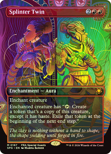 Splinter Twin (Borderless) (#167) - (Foil): Special Guests