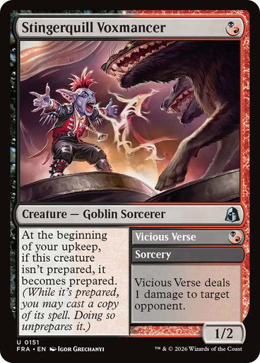 Stingerquill Voxmancer // Vicious Verse: Reality Fracture