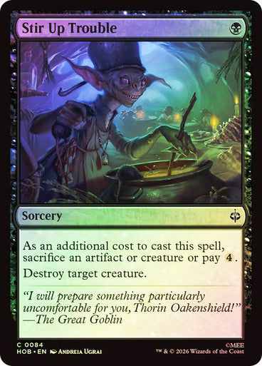 Stir Up Trouble - (Foil): The Hobbit
