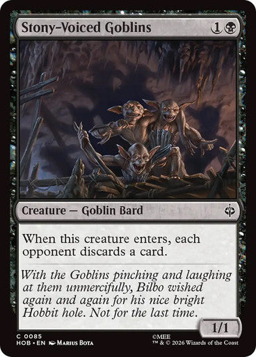 Stony-Voiced Goblins: The Hobbit