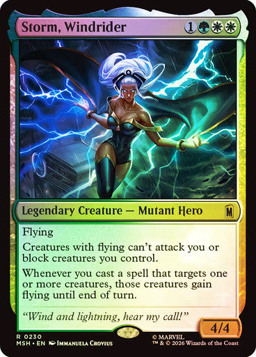 Storm, Windrider - (Foil): Marvel Super Heroes