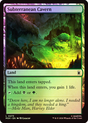 Subterranean Cavern - (Foil): Marvel Super Heroes
