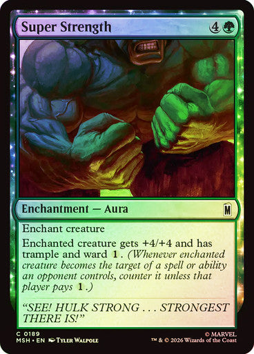 Super Strength - (Foil): Marvel Super Heroes