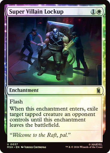 Super Villain Lockup - (Foil): Marvel Super Heroes