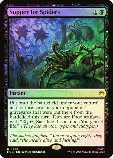 Supper for Spiders - (Foil): The Hobbit