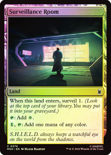 Surveillance Room - (Foil): Marvel Super Heroes