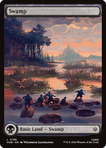 Swamp (Full Art) (#196): The Hobbit