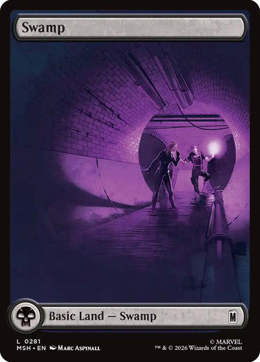Swamp (Full Art) (#281): Marvel Super Heroes