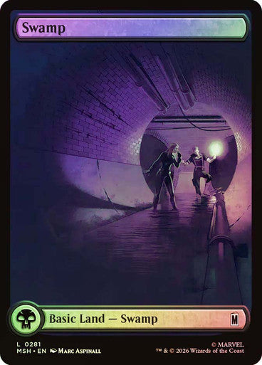 Swamp (Full Art) (#281) - (Foil): Marvel Super Heroes