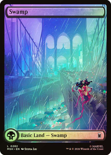 Swamp (Full Art) (#282) - (Foil): Marvel Super Heroes