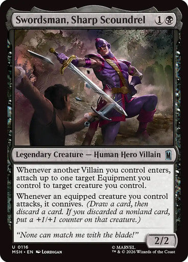 Swordsman, Sharp Scoundrel: Marvel Super Heroes
