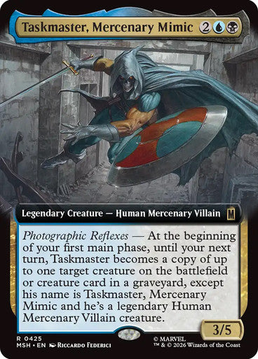 Taskmaster, Mercenary Mimic (Extended Art) (#425): Marvel Super Heroes