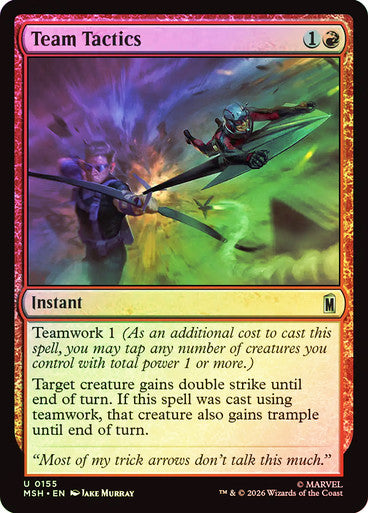 Team Tactics - (Foil): Marvel Super Heroes