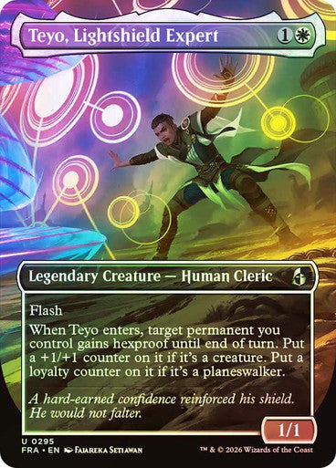 Teyo, Lightshield Expert (Borderless) (#295) - (Foil): Reality Fracture