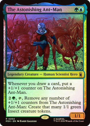 The Astonishing Ant-Man - (Foil): Marvel Super Heroes