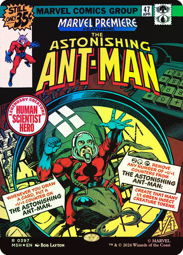 The Astonishing Ant-Man (Borderless) (#397) - (Foil): Marvel Super Heroes