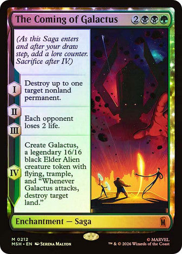 The Coming of Galactus - (Foil): Marvel Super Heroes