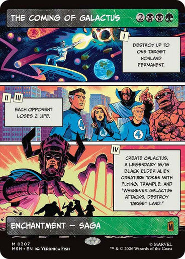 The Coming of Galactus (Showcase, Borderless) (#307): Marvel Super Heroes