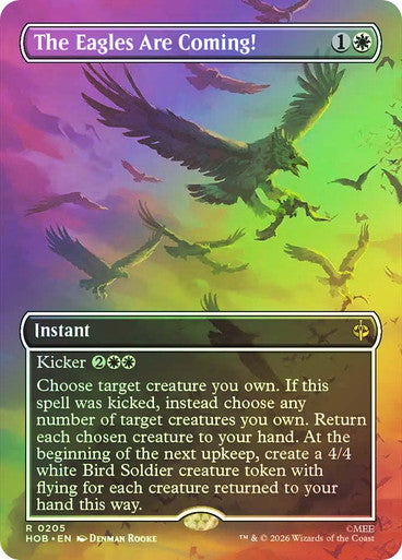 The Eagles Are Coming! (Borderless) (#205) - (Foil): The Hobbit