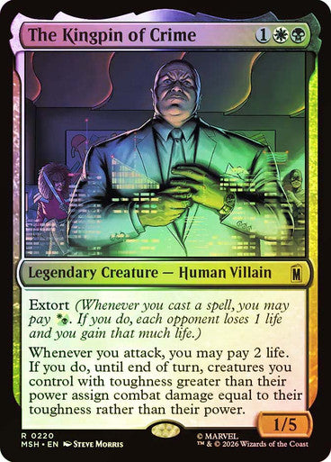 The Kingpin of Crime - (Foil): Marvel Super Heroes