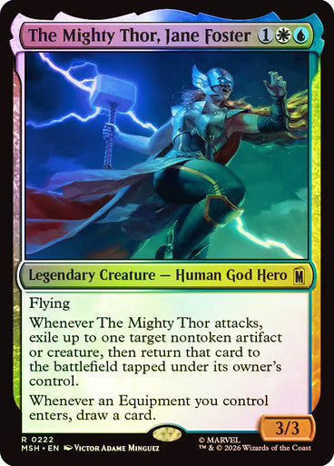 The Mighty Thor, Jane Foster - (Foil): Marvel Super Heroes