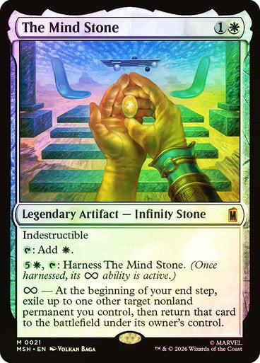 The Mind Stone - (Foil): Marvel Super Heroes
