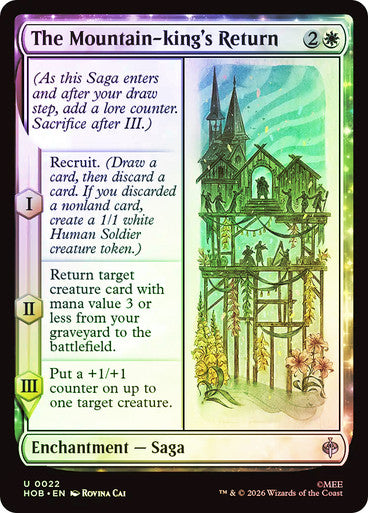 The Mountain-king's Return - (Foil): The Hobbit