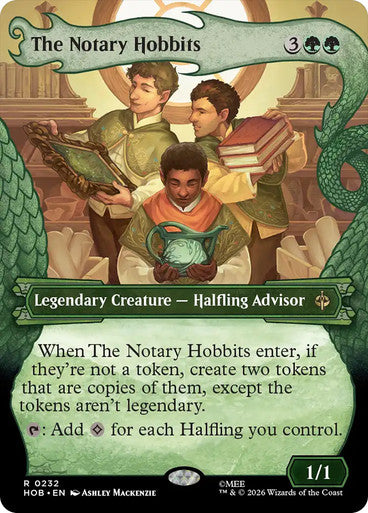 The Notary Hobbits (Showcase, Borderless) (#232): The Hobbit