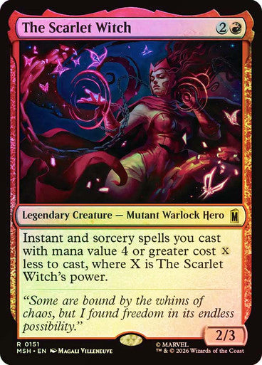 The Scarlet Witch - (Foil): Marvel Super Heroes