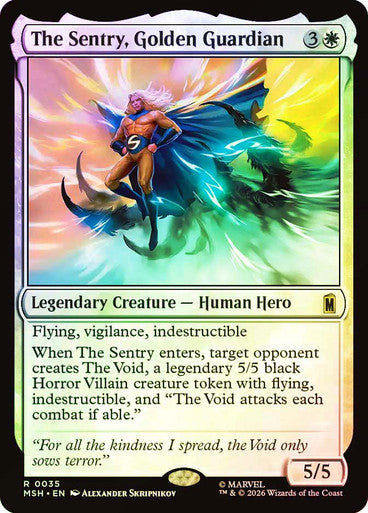 The Sentry, Golden Guardian - (Foil): Marvel Super Heroes