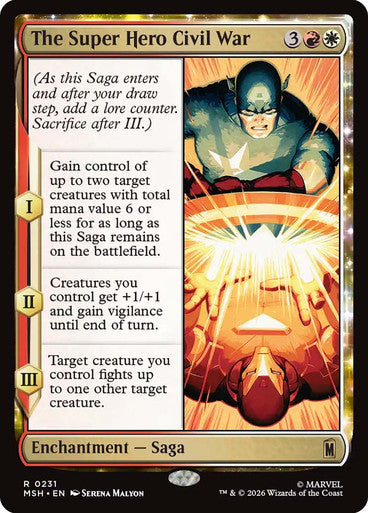 The Super Hero Civil War: Marvel Super Heroes