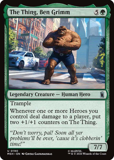 The Thing, Ben Grimm: Marvel Super Heroes