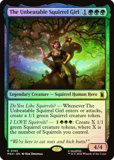 The Unbeatable Squirrel Girl - (Foil): Marvel Super Heroes