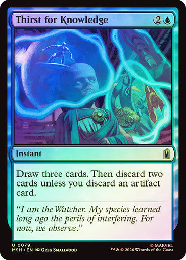 Thirst for Knowledge - (Foil): Marvel Super Heroes