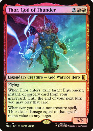 Thor, God of Thunder - (Foil): Marvel Super Heroes