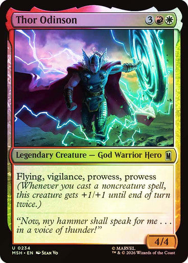Thor Odinson - (Foil): Marvel Super Heroes